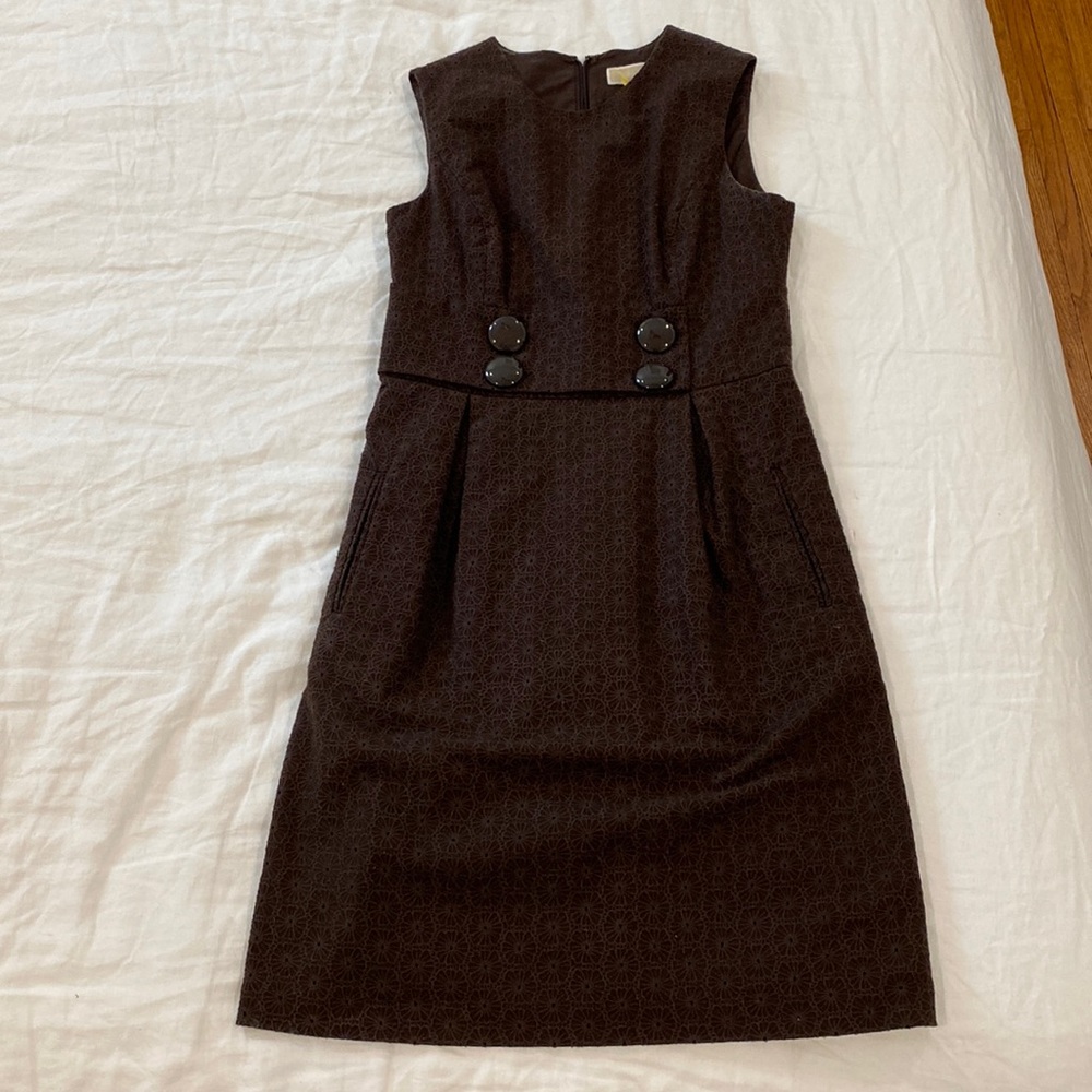 Michael Kors Sz 2 Brown Shift Dress